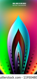 Abstract colorful background graphics template with blended multiple geometric objects