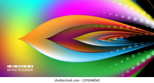 Abstract colorful background graphics template with blended multiple geometric objects