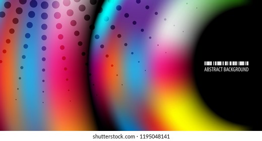 Abstract colorful background graphics template with blended multiple geometric objects