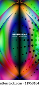 Abstract colorful background graphics template with blended multiple geometric objects