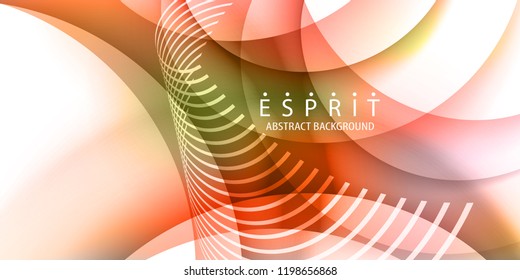 Abstract colorful background graphics template with blended multiple geometric objects