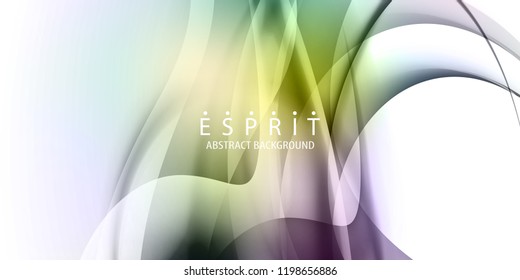 Abstract colorful background graphics template with blended multiple geometric objects