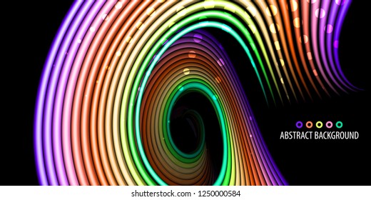 Abstract colorful background graphics template with blended multiple geometric strip objects