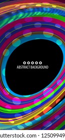Abstract colorful background graphics template with blended multiple geometric strip objects
