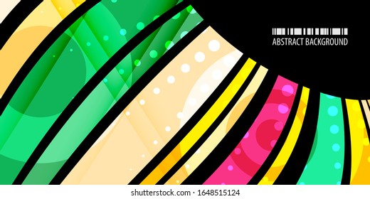Abstrakte farbige Hintergrundgrafik-Vorlage mit mehreren geometrischen Formen