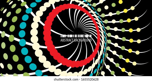 Abstract colorful background graphics template with blended multiple dots