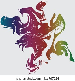 Abstract colorful background. Gray background. Vector illustration.









