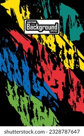 Abstract colorful background with grunge texture
