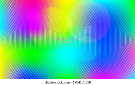 Abstract colorful background with hexagon pattern, Vector Illustration.