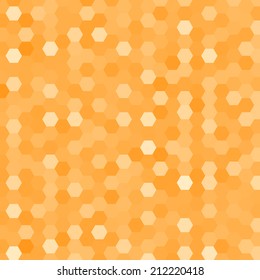 Abstract colorful background of hexagons. Vector illustration