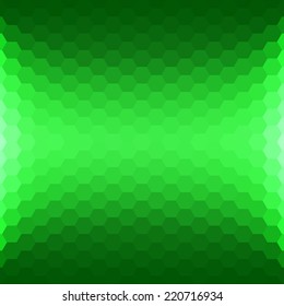 Abstract colorful background of hexagons. Vector illustration