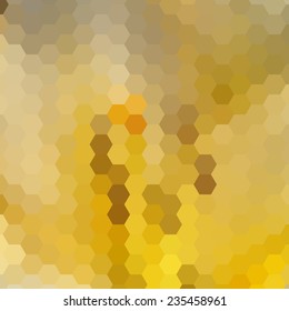 Abstract colorful background of hexagons. Vector illustration