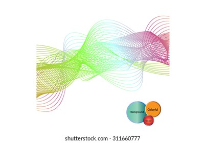 Abstract colorful background, illustration, vector