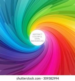 Abstract colorful background illustration with vibrant color tones