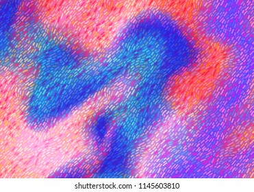 Abstract Colorful Background in Impressionist Style. Bright Vector Paint Flow with Smears. Bg Concept for Art Festivals and Carnival Party.