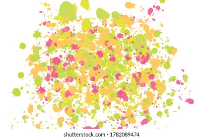 abstract colorful background of juise splashes