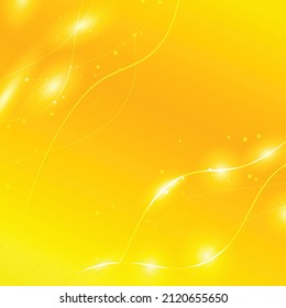 Abstrakter bunter Hintergrund mit Lichtlinien, Sternen, Farbverlauf-Wellen, geometrischen Formen, dynamischen Formen. Design für Poster, Banner, Karte. Vektorgrafik mit Regenbogen.