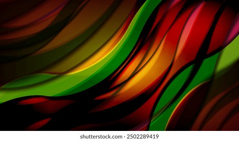 Abstractas fondo colorido con líneas