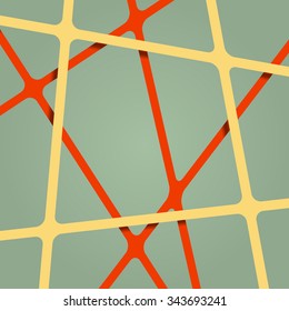 abstract colorful background lines overlapping art ribbons stripes design