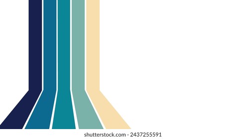 abstract colorful background with lines retro style
