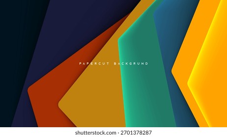 Abstract colorful background with lines and vibrant design elements