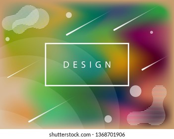 Abstract Colorful background with liquid effect.