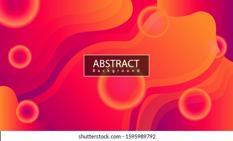 abstract colorful background with liquid and shapes style