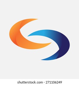 Abstract colorful background. Logo design. Stock vector illustration. Light box