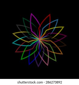 Abstract colorful background. Logo design. Vector 





