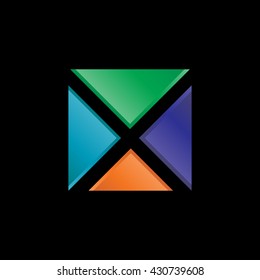 abstract colorful background. logo design. stock vector illustration.