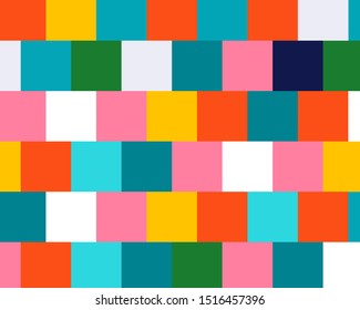 Abstract Colorful Background, many squares and bright color background for your design