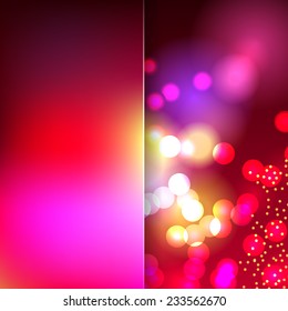 abstract colorful background with matt glass.Christmas glowing background. 