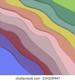 Abstract colorful background modern covers template design