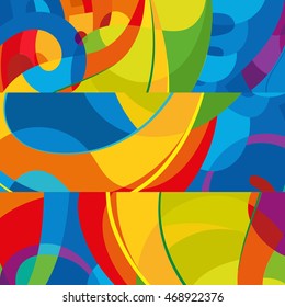 Abstract colorful background. Modern design template