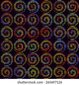 Abstract colorful background. Modern dotted mosaic design vector illustration
