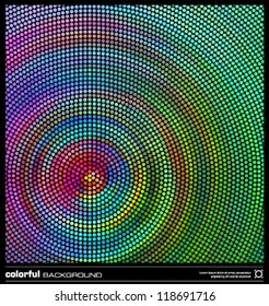 Abstract colorful background. Modern pixel mosaic design vector illustration. Poster or flyer template. (eps10)