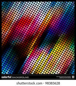 abstract colorful background. modern pixel mosaic design vector illustration (eps10)