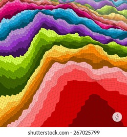 Abstract colorful background. Mosaic vector illustration. Can be used for banner, flyer, book cover, poster, web banners. 