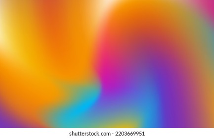 Abstract colorful background. multicolored rainbow background, Smooth color gradation. Blurred colorful gradient background. Vector illustration for your graphic design, template, banner, poster - Shutterstock ID 2203669951