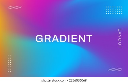 Abstract colorful background, multicolored background, Smooth color gradation. Blurred colorful gradient background. Vector illustration for your graphic design, template, banner, poster.