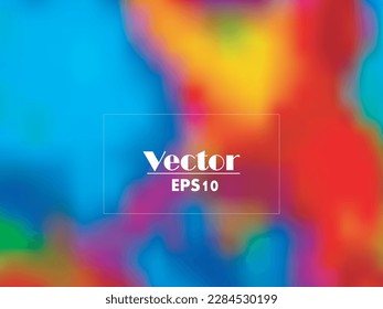 Abstract colorful background. multicolored background. Smooth color gradation. Blurred colorful gradient background. Vector illustration for your graphic design, template, banner, poster