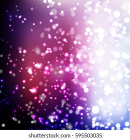 Abstract colorful background with multiple light sparkles - eps10 vector