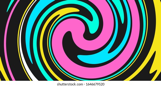 Abstract colorful background with optical illusion