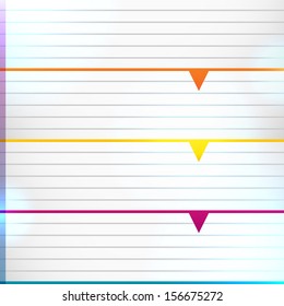 Abstract colorful background for organizer, planner, daily log, diary, reminder, datebook