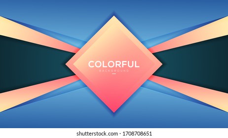 Abstract colorful background with overlap layer background. vector background. Eps10
