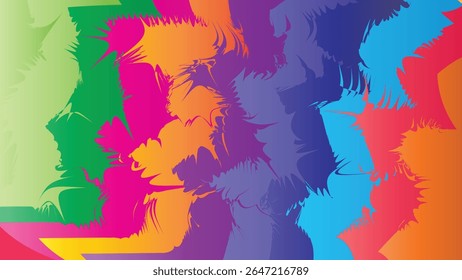 Fondo colorido Abstractas con salpicaduras de pintura, salpicaduras de tinta y texturas de acuarela