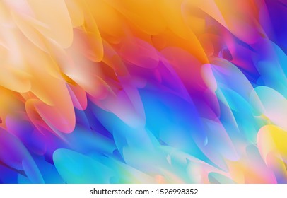 Abstract colorful background. Paint spots gently screen mode.