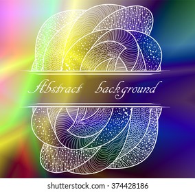 Abstract colorful background with pattern. 