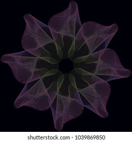 Abstract colorful background, pattern, fractal