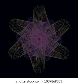 Abstract colorful background, pattern, fractal